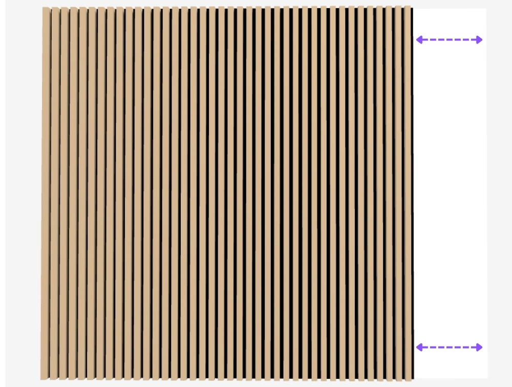 Measuring remaining width