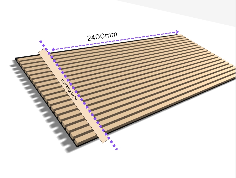 Marking panel height