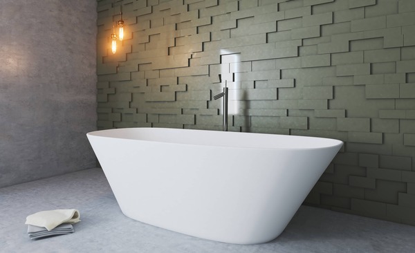 Pop out 3D bathroom wall panels