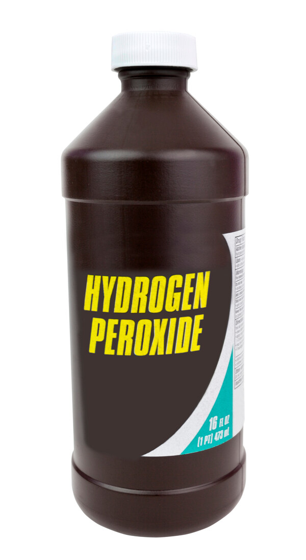 Hydrogen peroxide treatment for ceiling mould