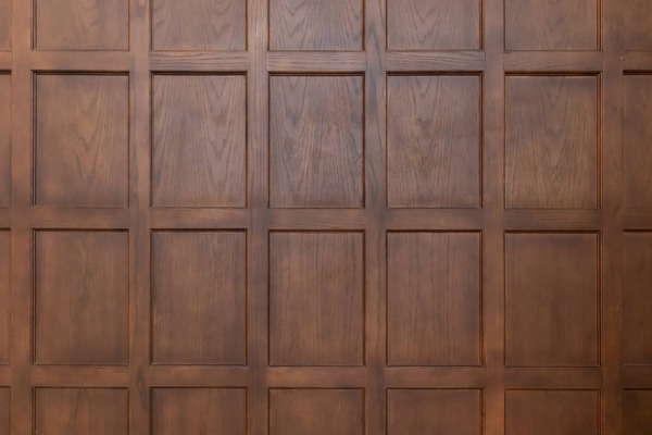 Traditional wooden raised panels