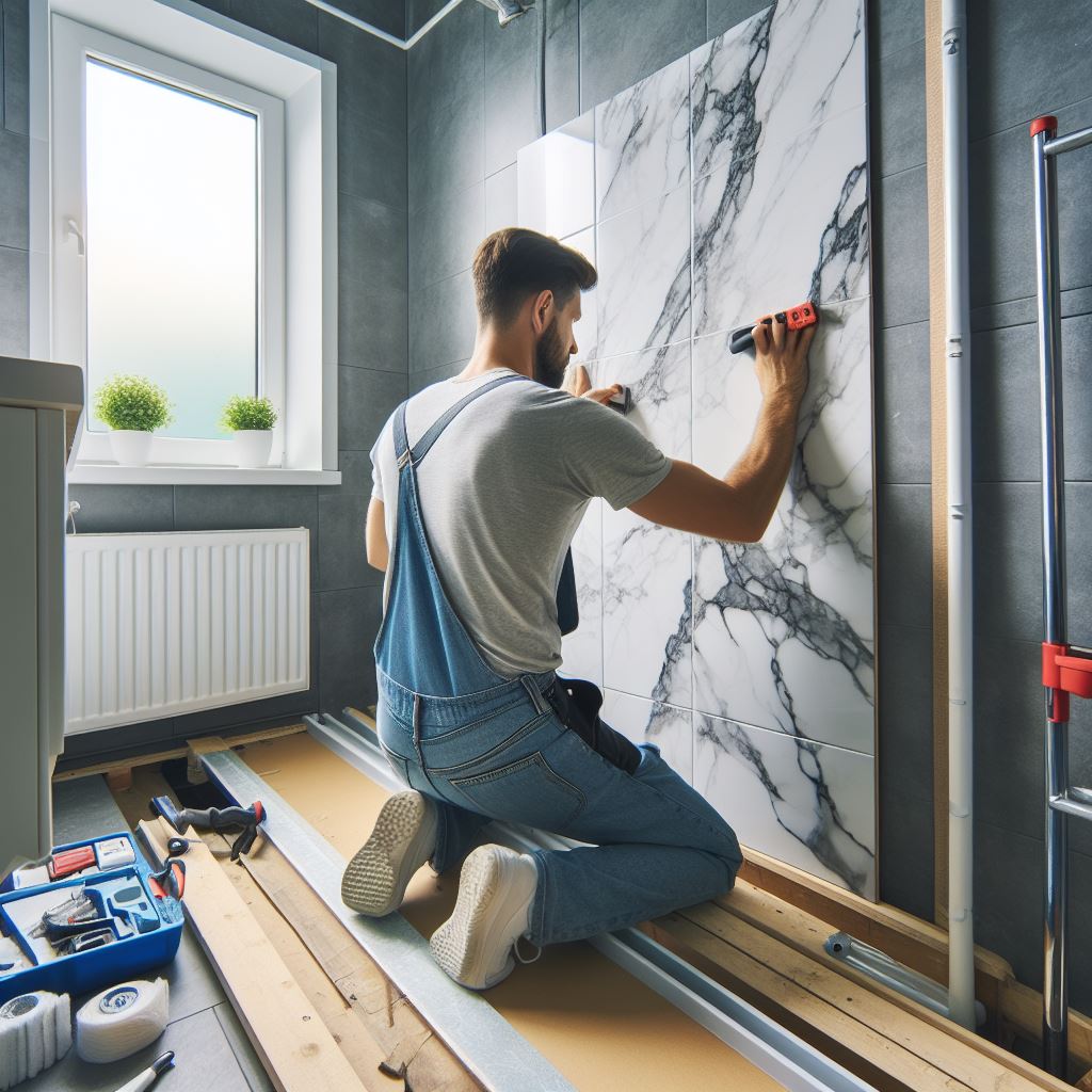 Fitting Wall Panels Over Tiles Bathroom Shower Wall Panels Wall 