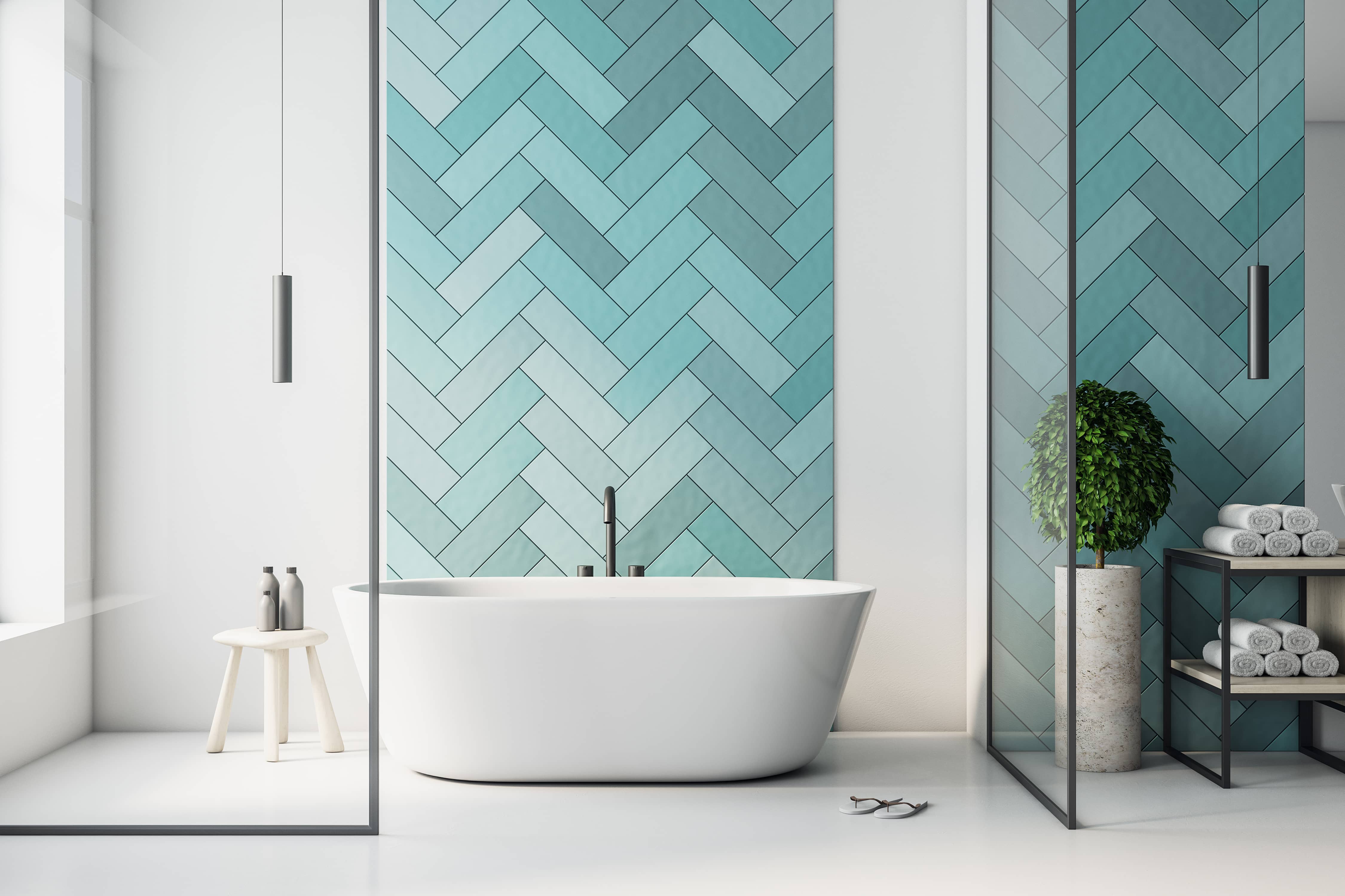 Herringbone Pvc Bathroom Panels
