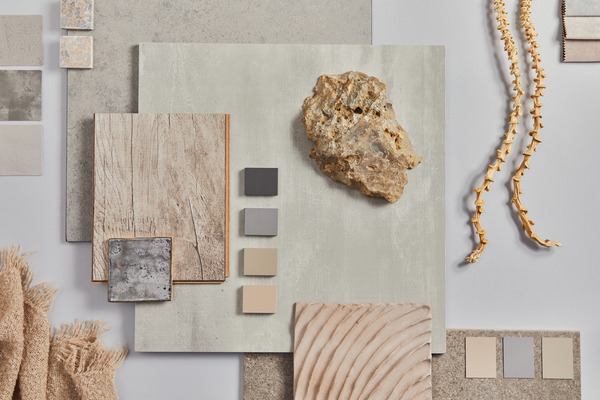 Moodboard of natural Japani material accessories
