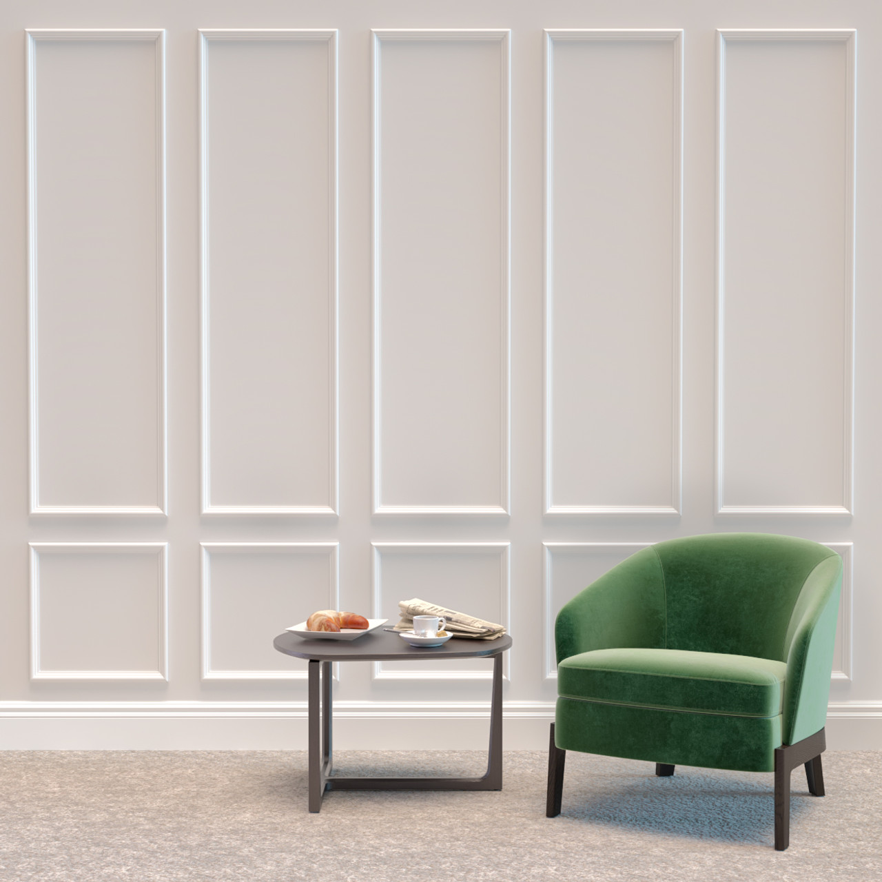 Oxford classic mdf wall panelling kit wainscoting