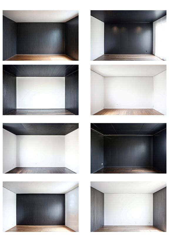 Image shows variety of ways to paint a room for forced perspectives