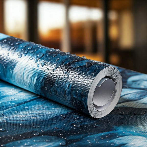 Waterproof Wallpaper Roll For Bathrooms, Replacing Traditional Tiles